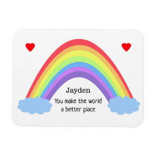 You make the world a better place, rainbow, named magnet
