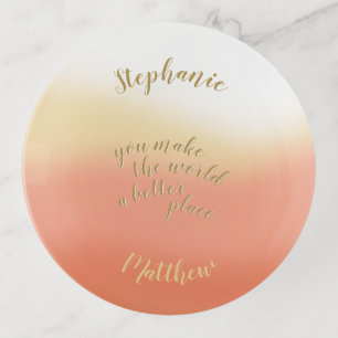 You Make the World a Better Place Trinket Tray