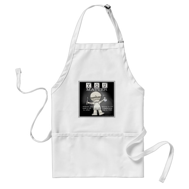 YOU Matter Adult Apron (Front)