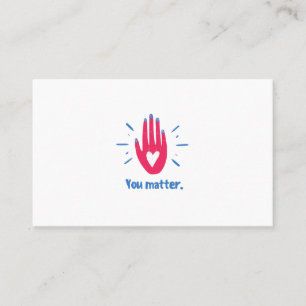 You matter business card