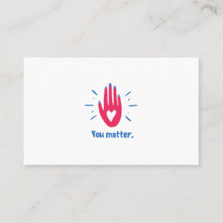 You matter business card