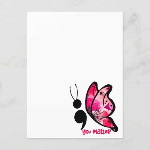 You Matter _ Butterfly Postcard