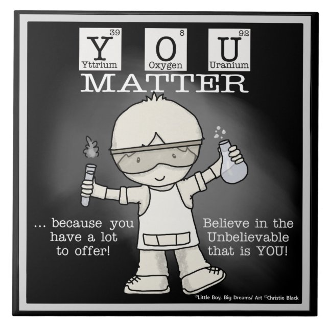 YOU Matter Ceramic Tile (Front)
