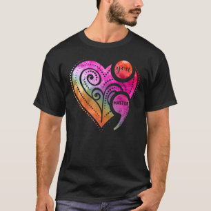 You Matter Don't Let Your Story End Semicolon Suic T-Shirt
