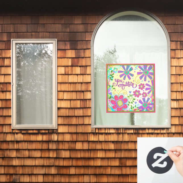 You Matter “Inspirivity” Window Cling (Home Window)