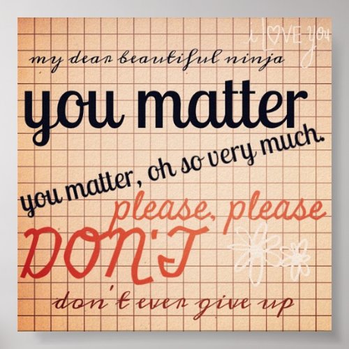 You Matter poster