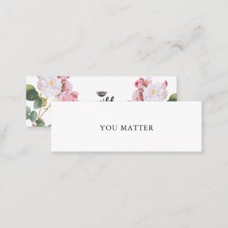 YOU MATTER Self Talk Mini Card No.1