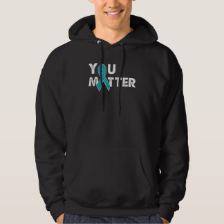 You Matter Teal & Purple Suicide Prevention Awaren Hoodie