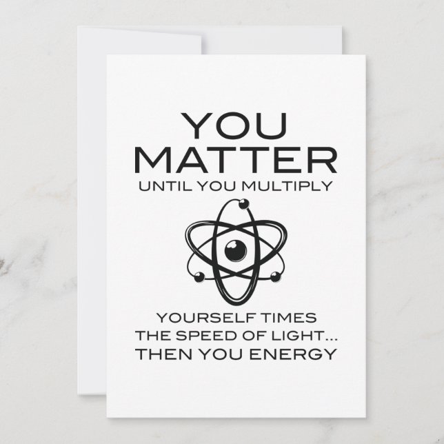 You Matter Thank You Card (Front)