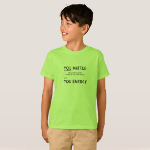 You Matter unless... (Pi Day green tshirt) T-Shirt