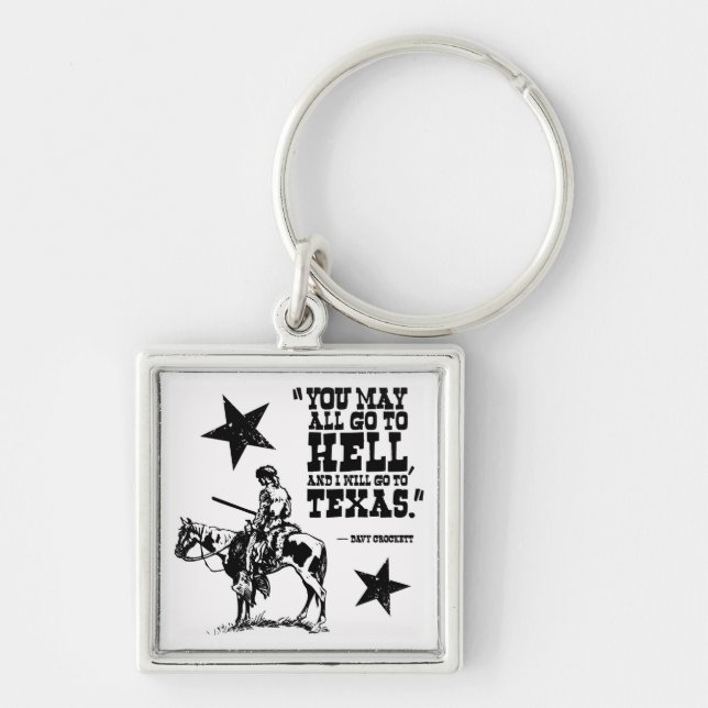 You may all go to hell... keychain (Front)