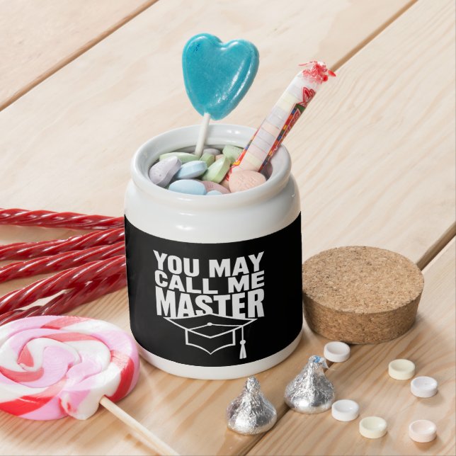 You May Call Me Master Degree Graduate 2024 Candy Jar (In Situ)