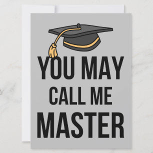 You May Call Me Master I Invitation