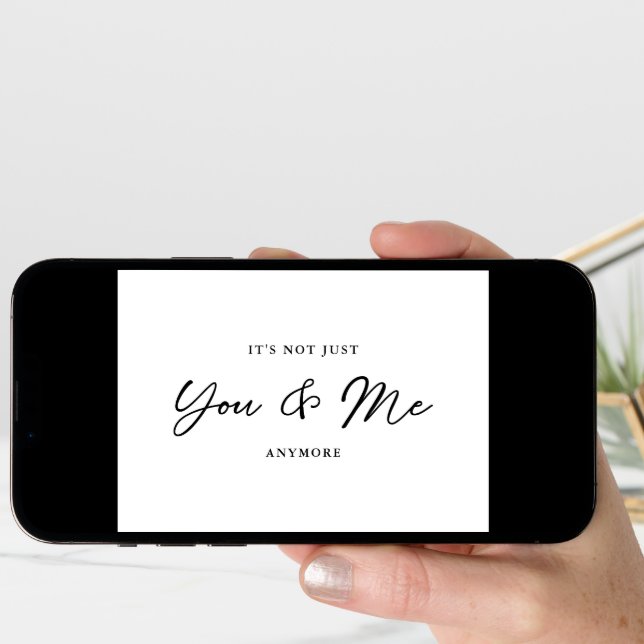 You, Me, and Baby! Surprise Pregnancy Announcement (Front Digital)
