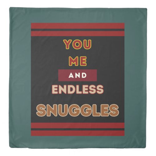 You Me and Endless Snuggles Blanket