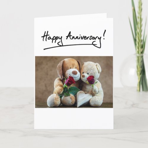 YOU  ME AS HAPPY AS CAN BE_ANNIVERSARY CARD