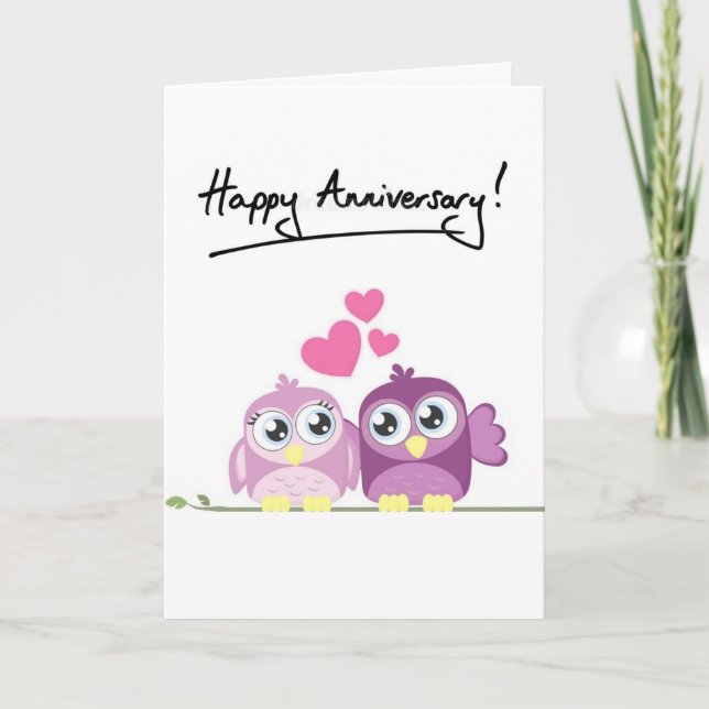 YOU & ME AS HAPPY AS CAN BE-ANNIVERSARY CARD (Front)