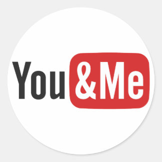 You&Me Classic Round Sticker