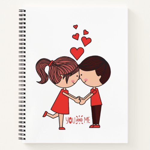 You  Me _ Couple design  Notebook