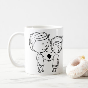You & Me Couple Mug
