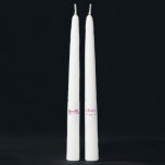 You   Me = Forever Taper Candle<br><div class="desc">Celebrate love that lasts forever with this charming pair of taper candles. The first candle features the phrase "You Me" in a modern, playful script font, accented with a sleek arrow pointing to the right, symbolizing unity and moving forward together. Deep red, set against a crisp white background. The second...</div>