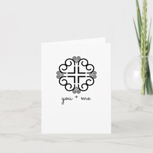 You  Me  Hmong inspired card