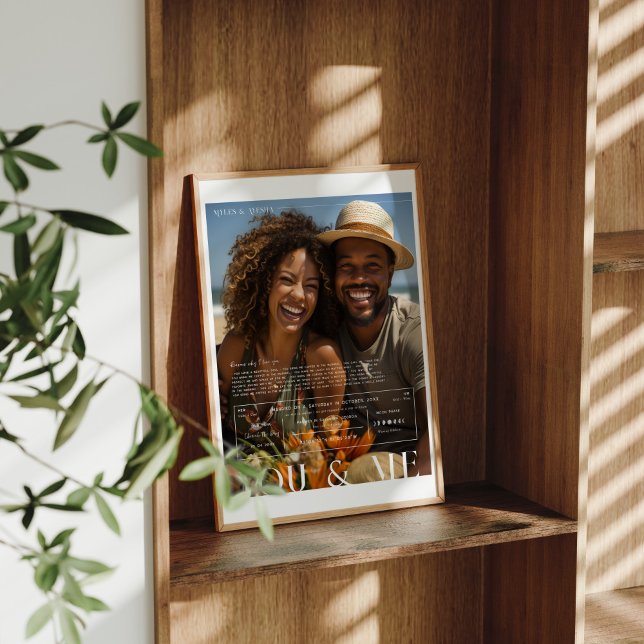 You & Me | Personalized Couples Photo Poster (Creator Uploaded)