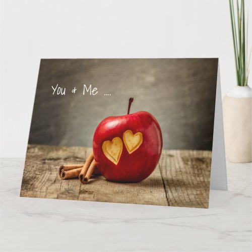 You  Me Soulmate Love Poem Romantic Card