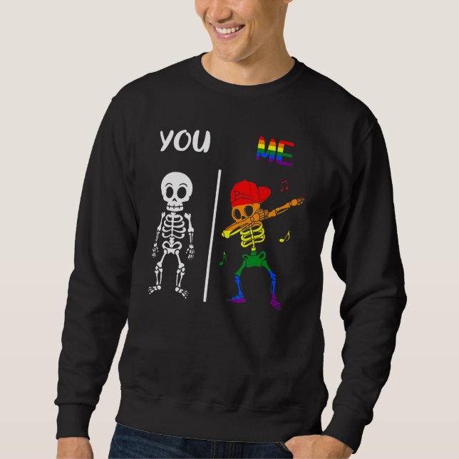You Me Support Lgbt Rights Human Pride Equality Fo Sweatshirt (Front)