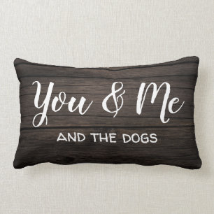 "You & Me" w/Personalization Lumbar Pillow