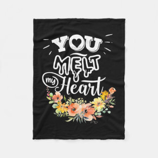 You Melt My Heart Fleece Blanket