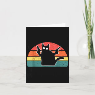 You Mess With The Meow Meow You Get This Peow Peow Card