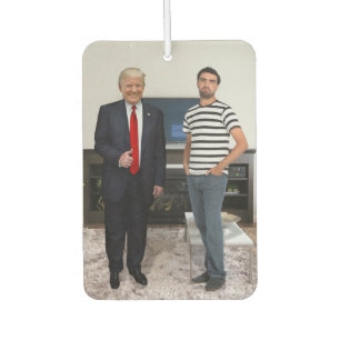 You Met President Donald Trump Add Your Photo Air Freshener