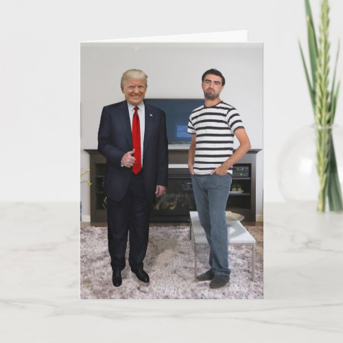 You Met President Donald Trump  Add Your Photo Card