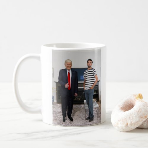 You Met President Donald Trump  Add Your Photo Coffee Mug