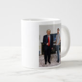 You Met President Donald Trump | Add Your Photo Giant Coffee Mug (Front Right)