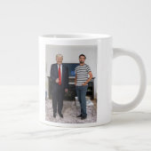 You Met President Donald Trump | Add Your Photo Giant Coffee Mug (Right)