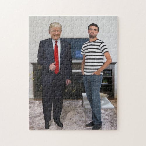 You Met President Donald Trump  Add Your Photo Jigsaw Puzzle