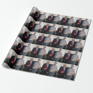 You Met President Donald Trump Add Your Photo Wrapping Paper