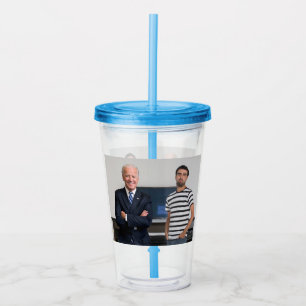You Met President Joe Biden Add Your Photo Acrylic Tumbler