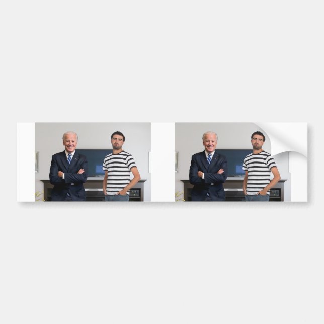You Met President Joe Biden | Add Your Photo Bumper Sticker (Front)