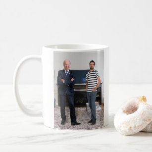You Met President Joe Biden   Add Your Photo Coffee Mug