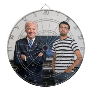 You Met President Joe Biden   Add Your Photo Dart Board