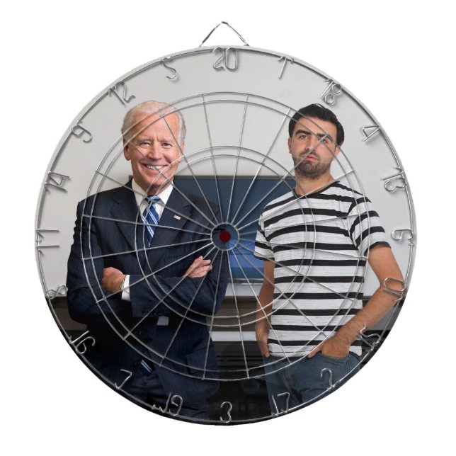You Met President Joe Biden | Add Your Photo Dart Board (Front)