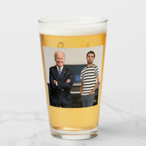 You Met President Joe Biden  Add Your Photo Glass
