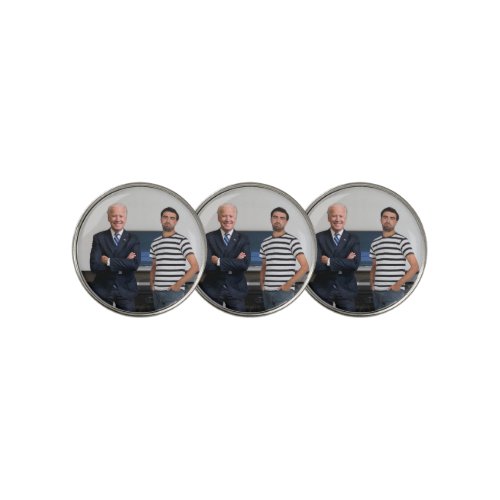 You Met President Joe Biden  Add Your Photo Golf Ball Marker