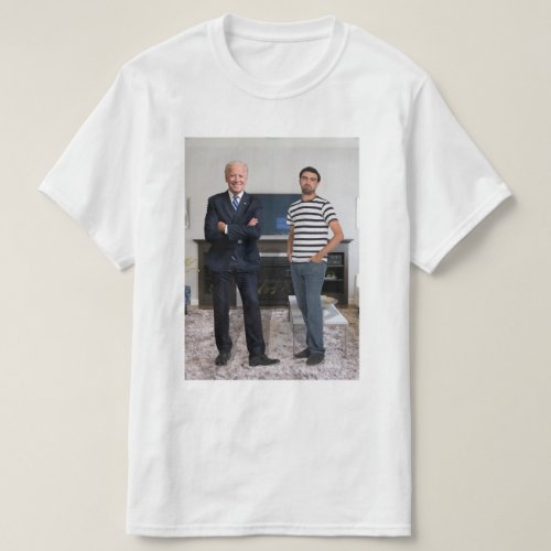 You Met President Joe Biden  Add Your Photo T_Shirt