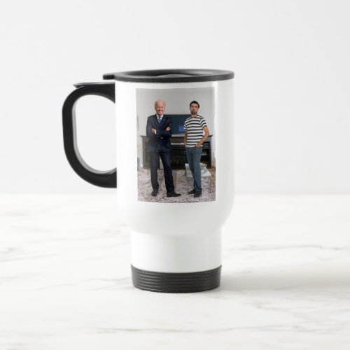 You Met President Joe Biden  Add Your Photo Travel Mug