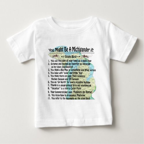 You Might Be A Michigander If Baby T_Shirt