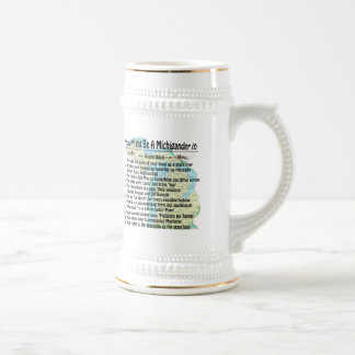 You Might Be A Michigander If: Beer Stein